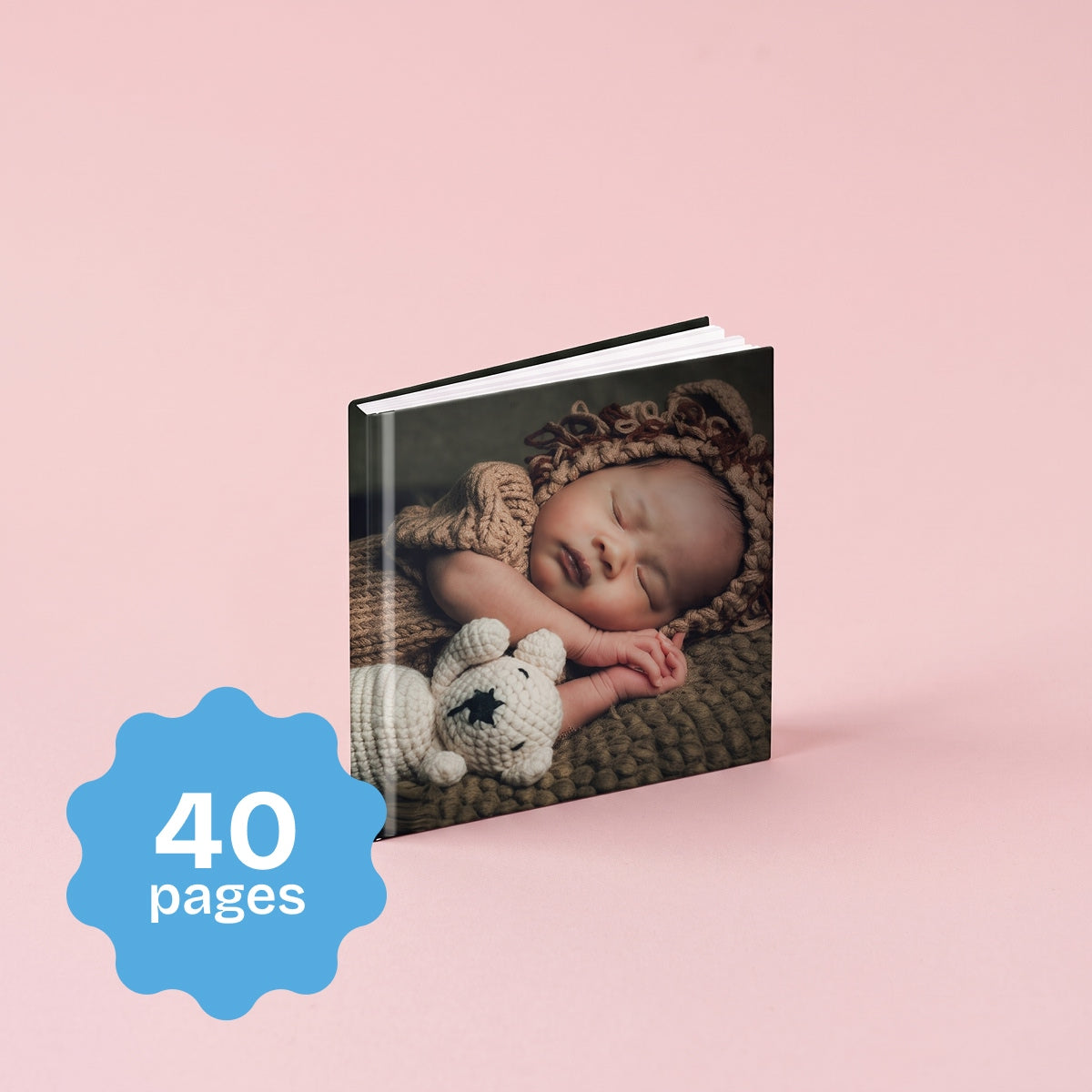 6" x 6" Mini Square Softcover Photobook, 40 pages