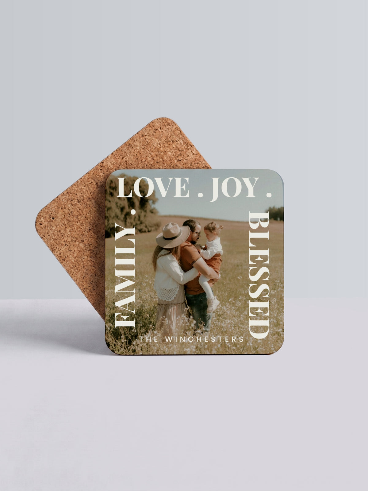 Family Blessed Coaster