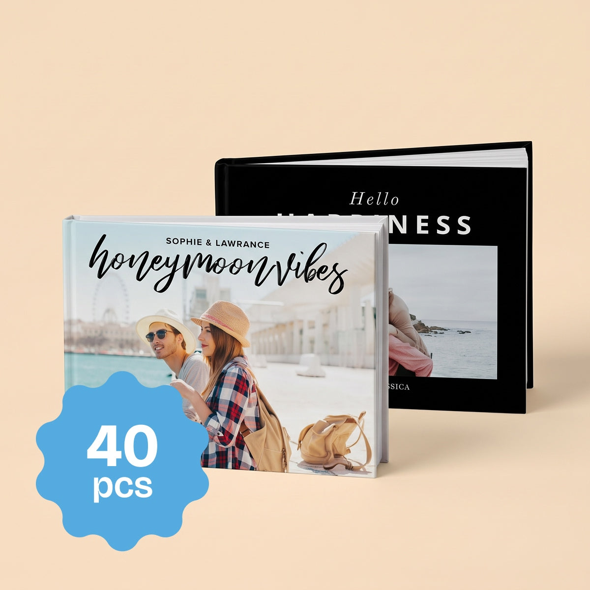 Landscape Premium Layflat Photo Book, 11" x 8.5", 40 Pages