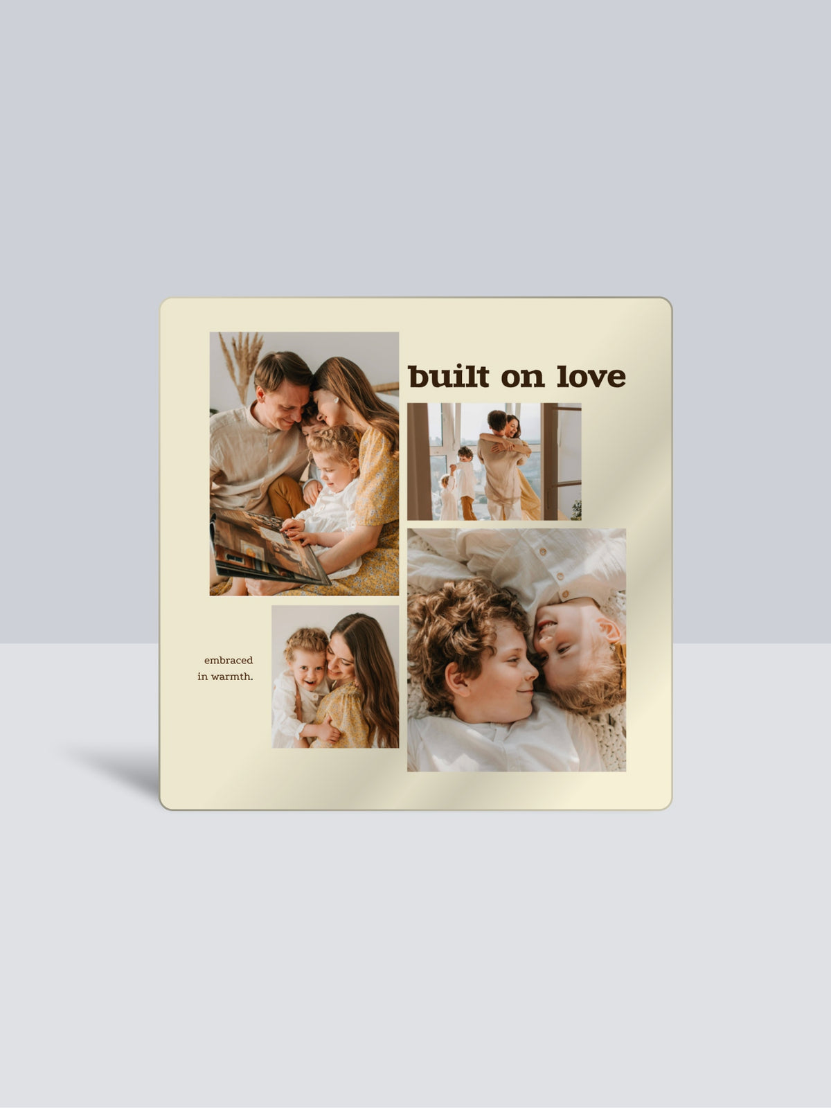 Build on Love Metal Print