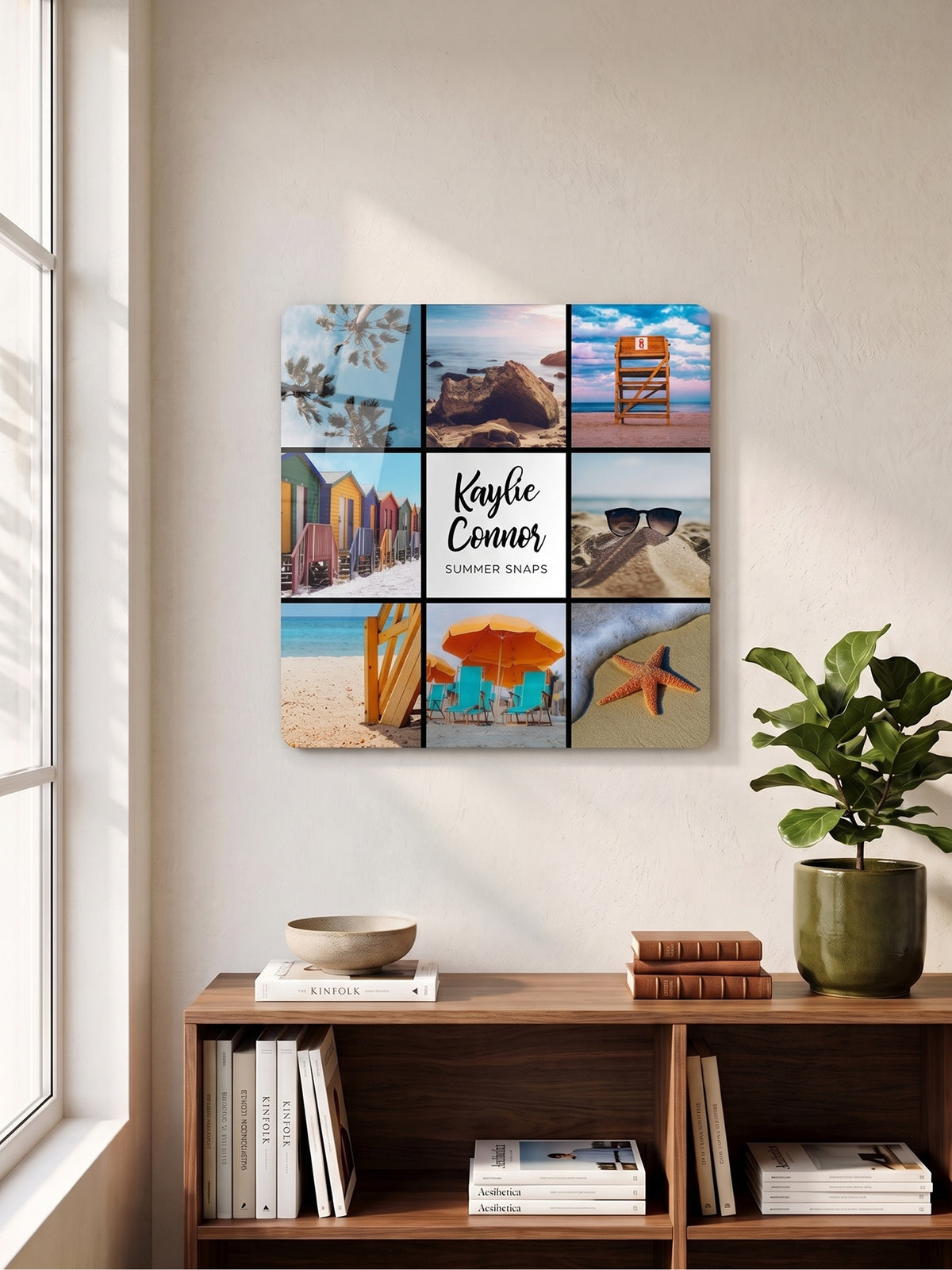 Family Collage Metal Print