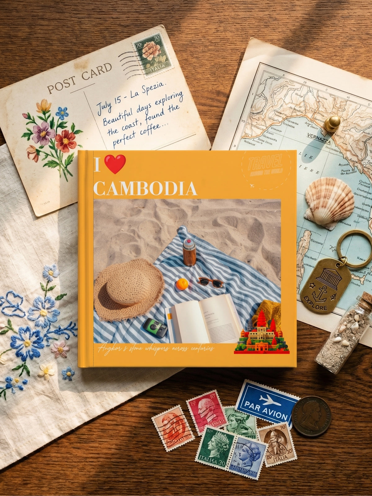 J’aime le Cambodge — Livre photo de Voyage