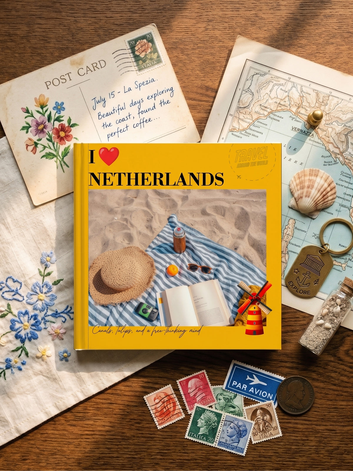 I Love Netherlands Travel Photo Book