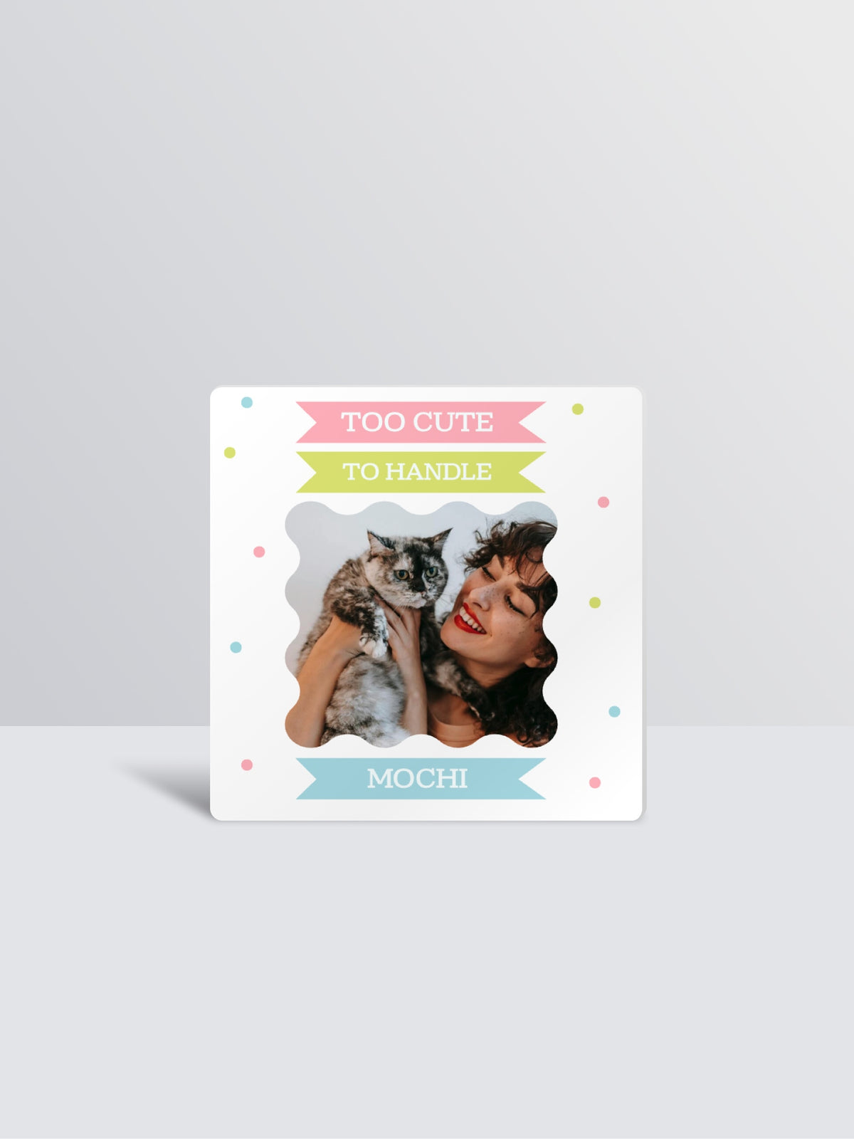 Cute Pet Photo Magnet