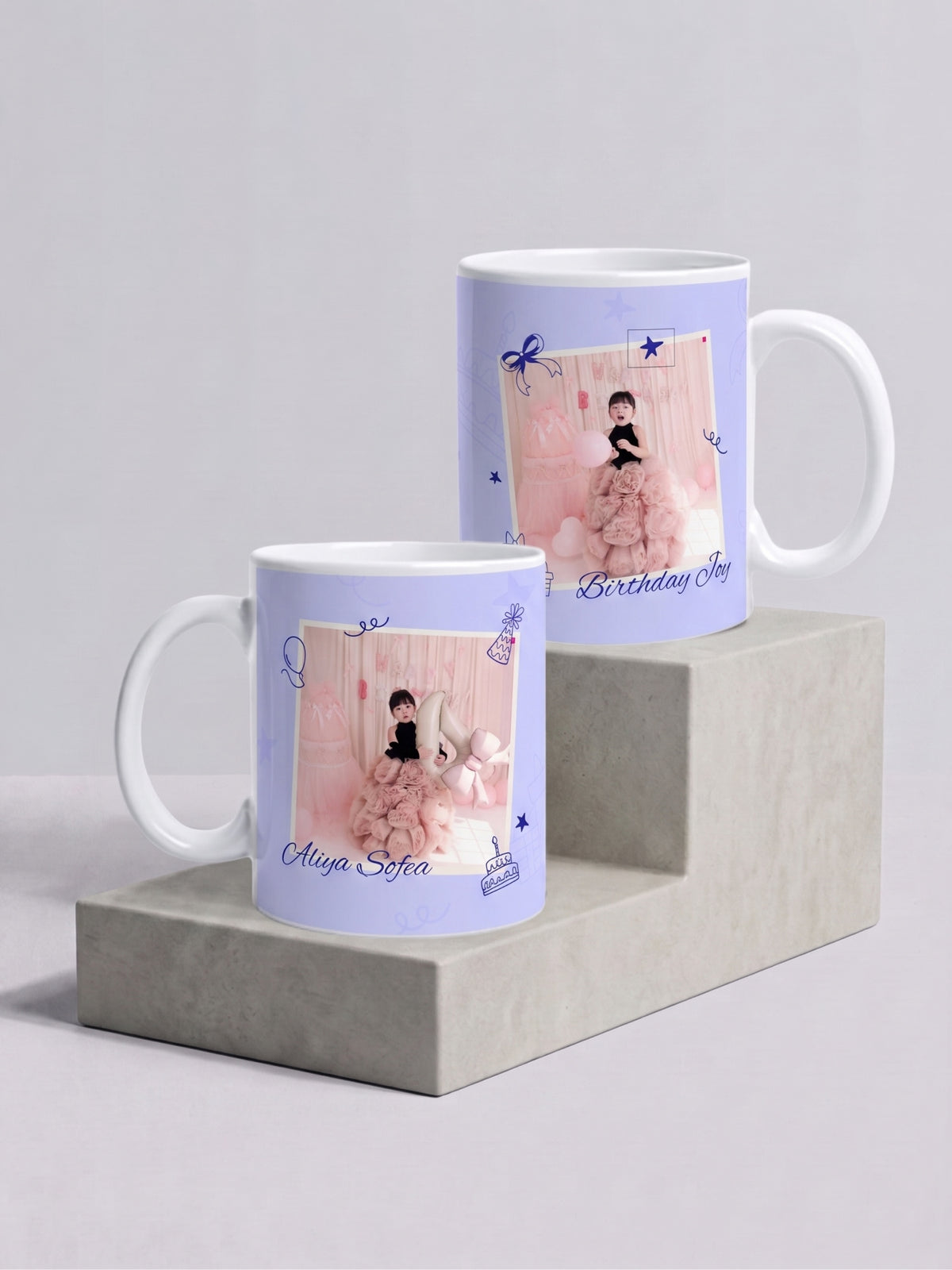 Birthday Joy Photo Mug