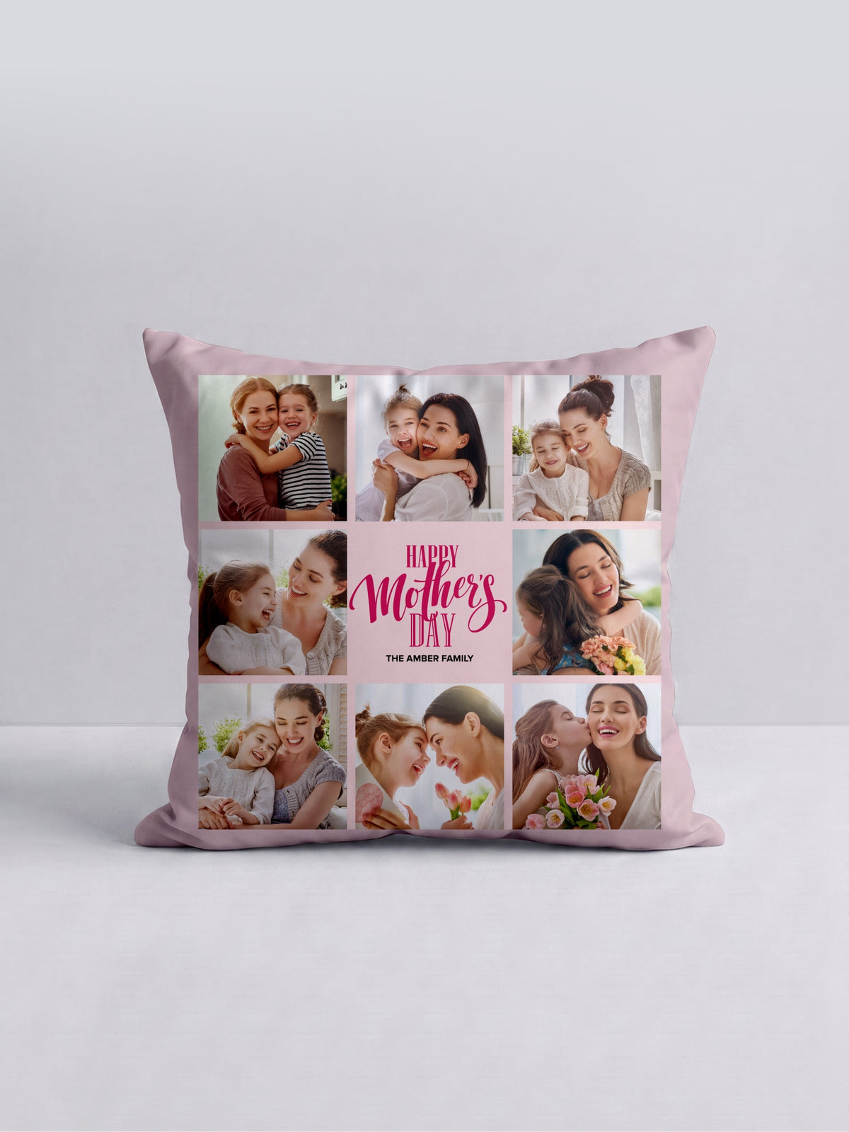 Coussin photo Maman heureuse