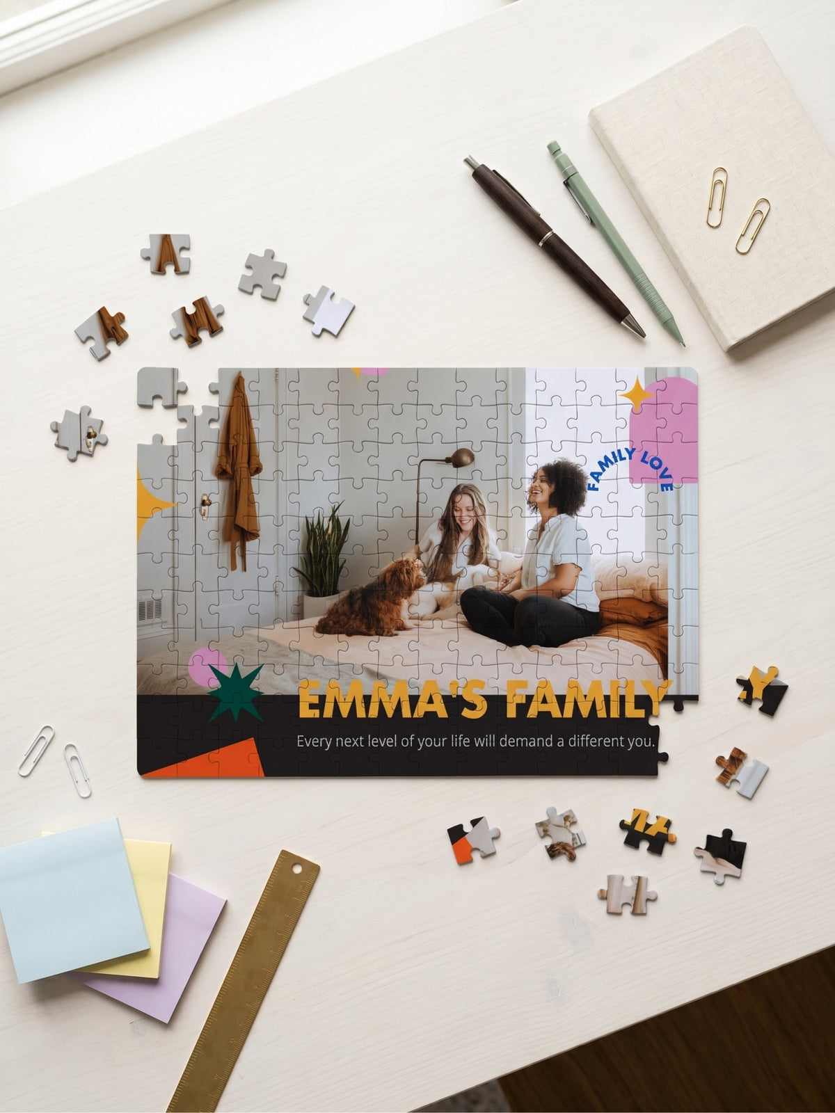Happy Family Photo Puzzle