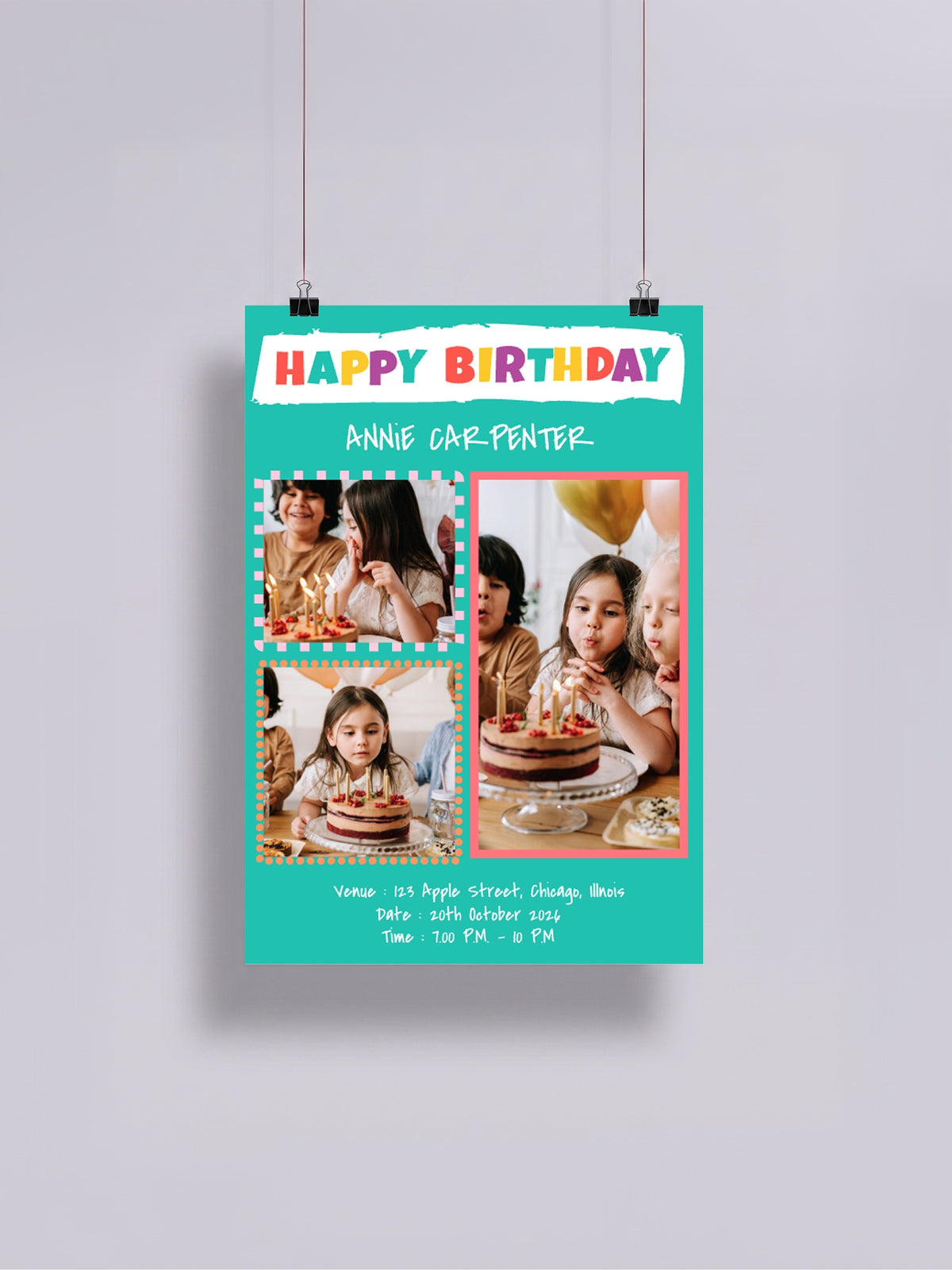 Birthday Bash Poster Print