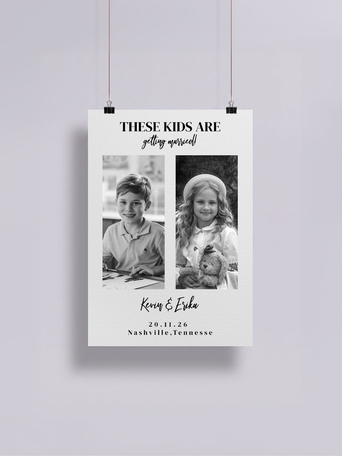 Wedding Sign Poster Print