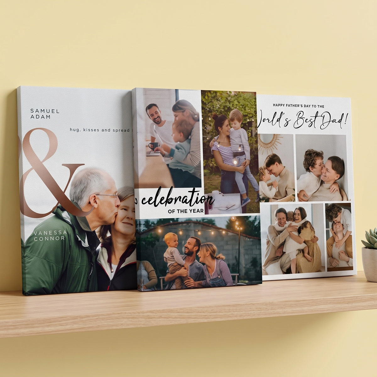[Bundle of 3] 8" x 12" Portrait/Landscape Standard Canvas Print