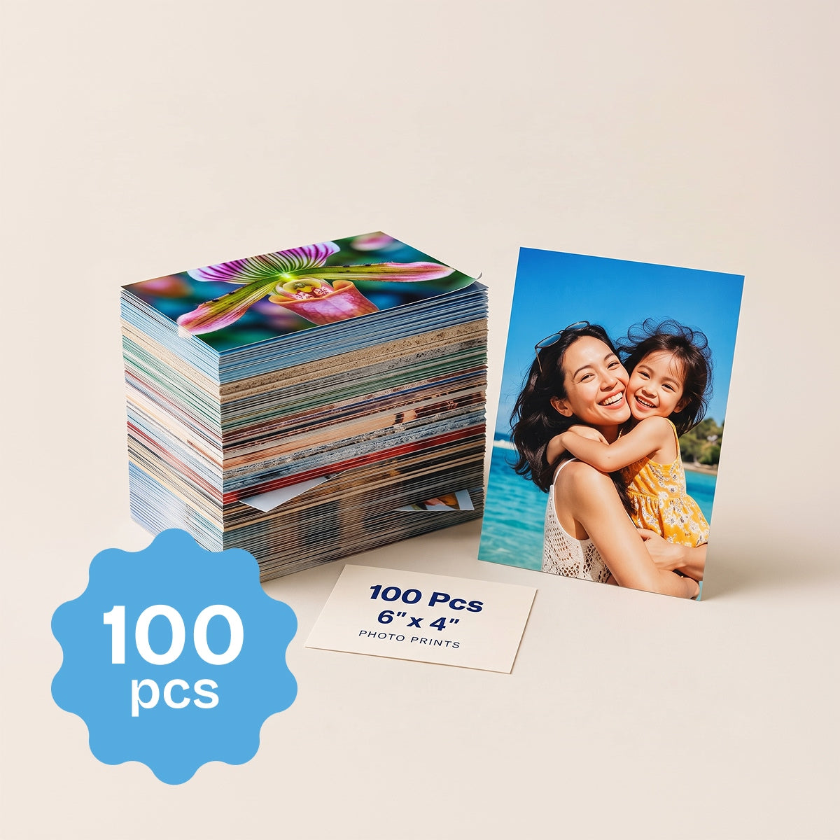Photo Prints, 6" x 4", 100 pcs