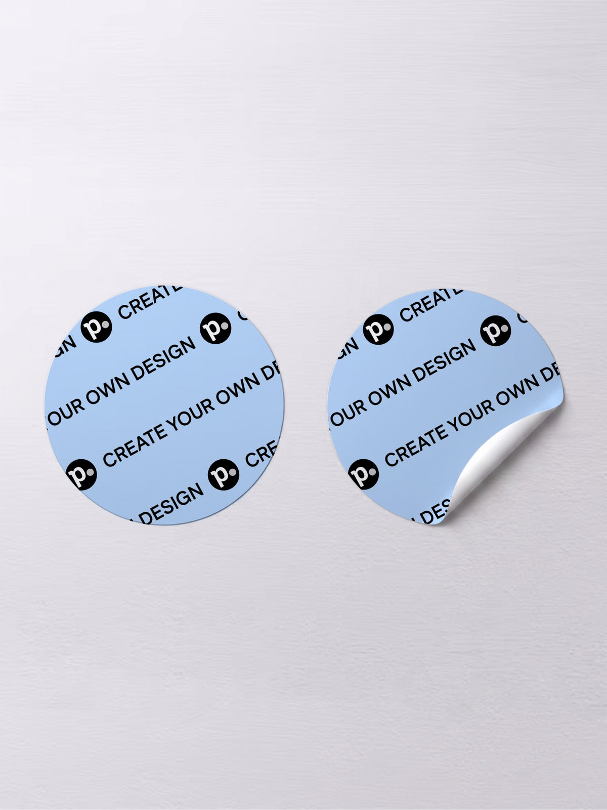 Create Your Own Circle Sticker Label Design