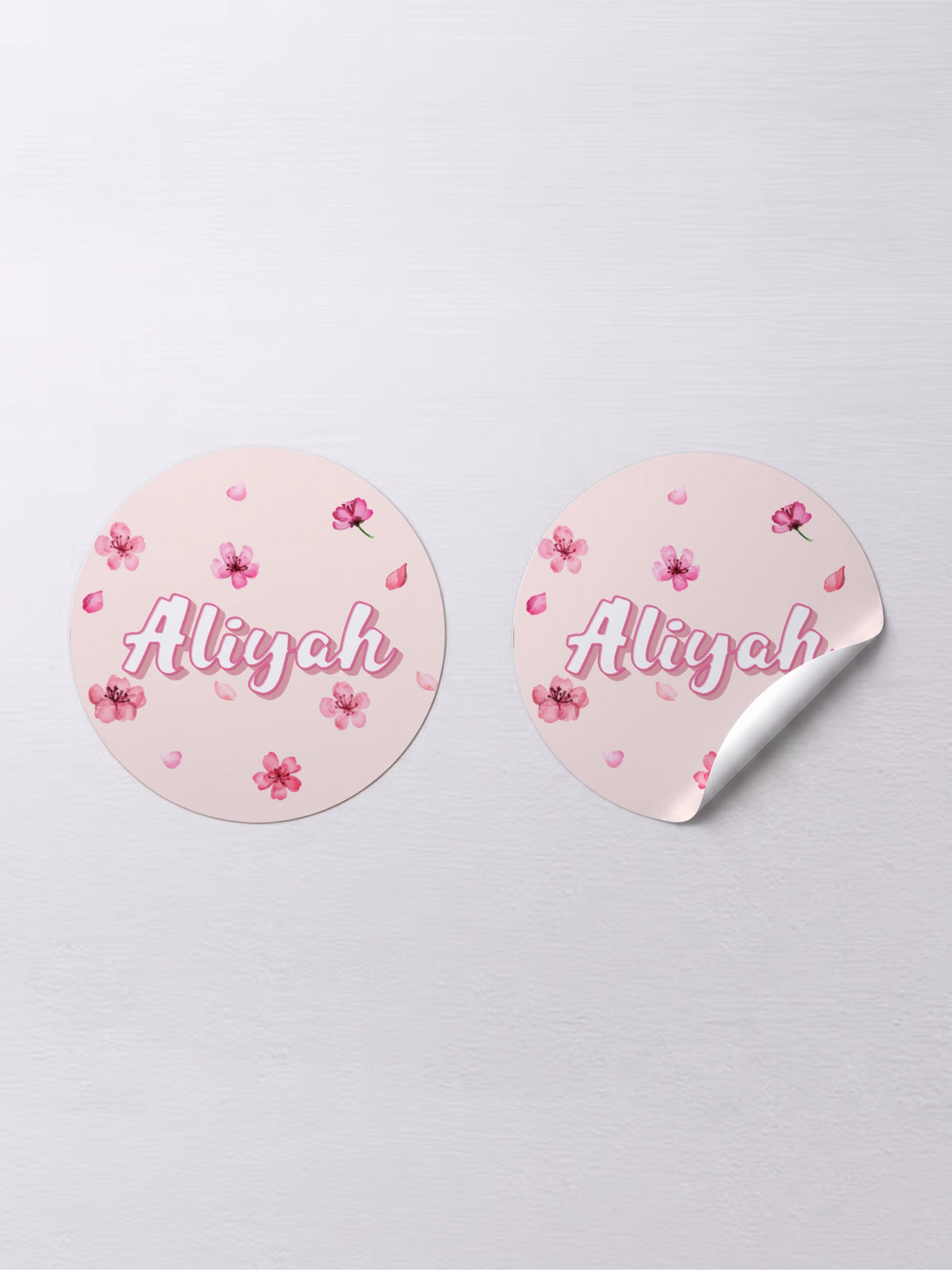 Cherry Blossom Sticker Label