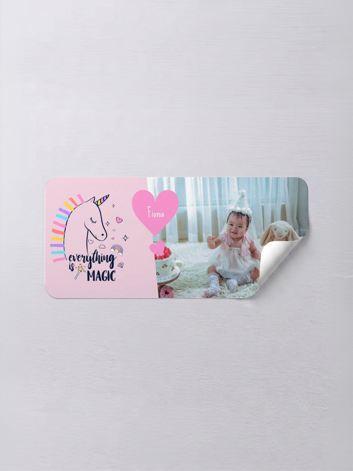 Magic in Pink Sticker Label