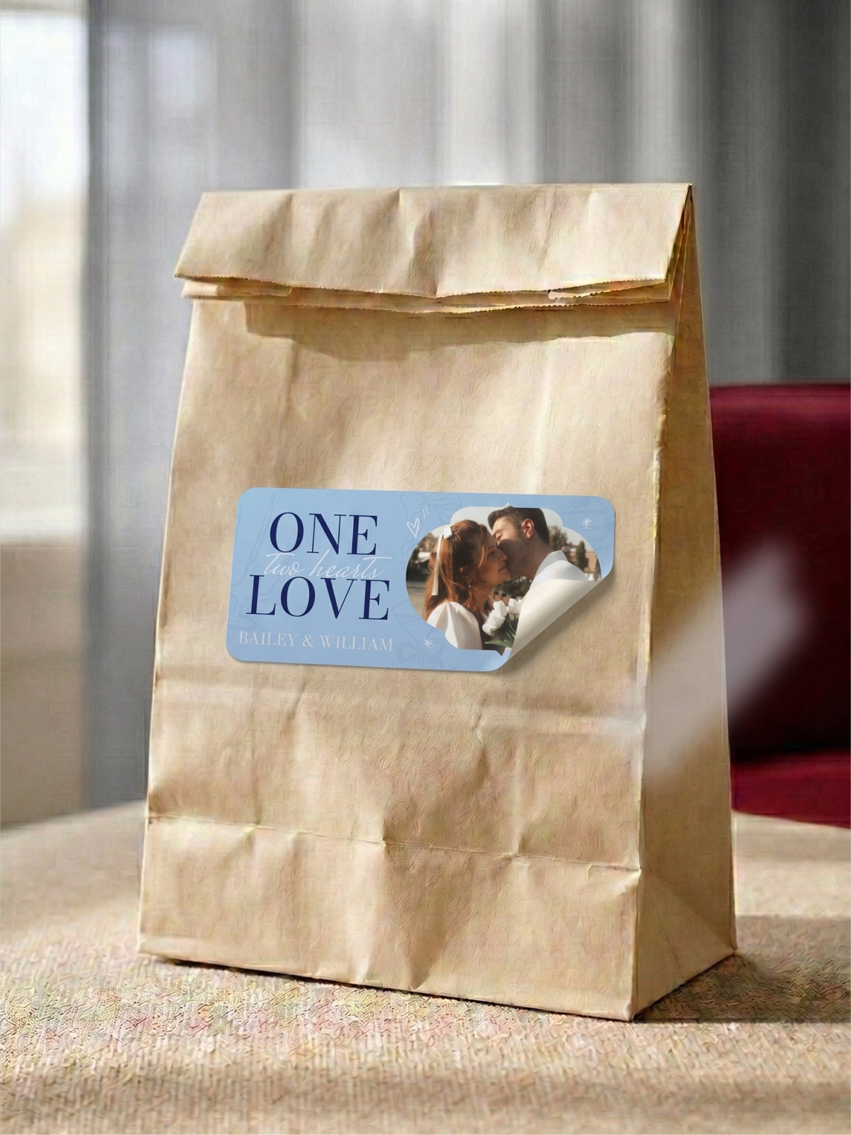 One Love Sticker Label