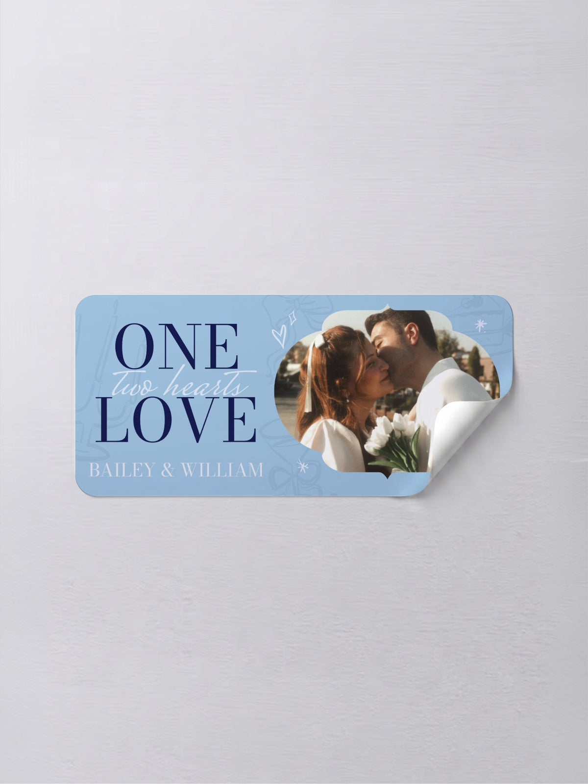 One Love Sticker Label