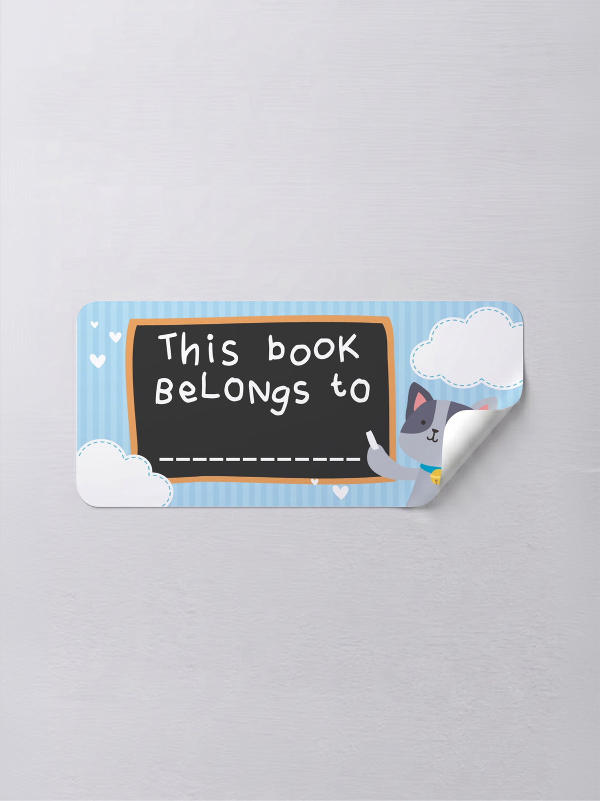 School Chalkboard Sticker Label