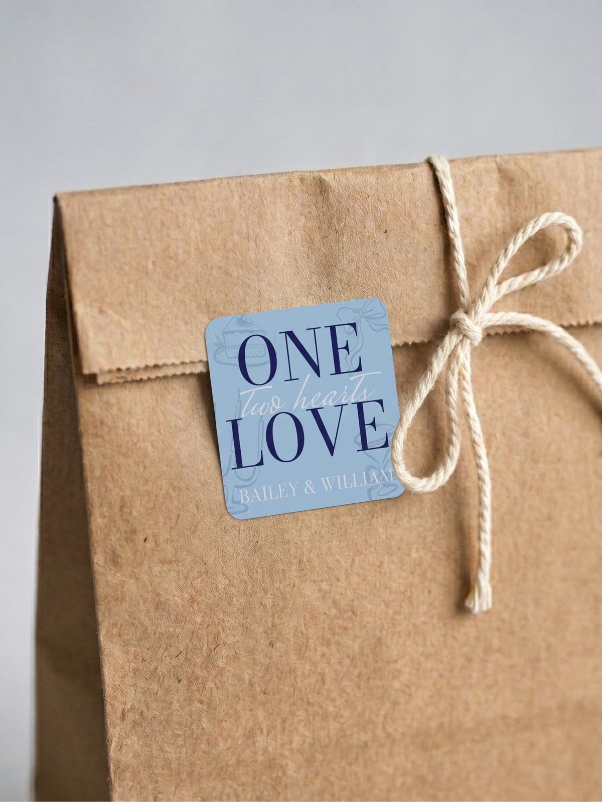 Wedding Love Sticker Label